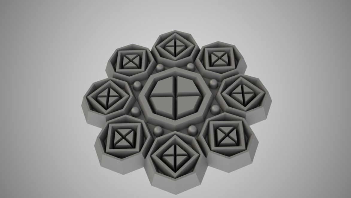 Carving Design 7 3D print model_2