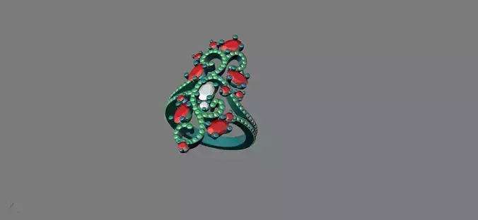 kolco 3dm ring with stones