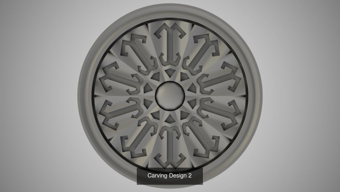 Carving Design Pack 3D Model Collection_3