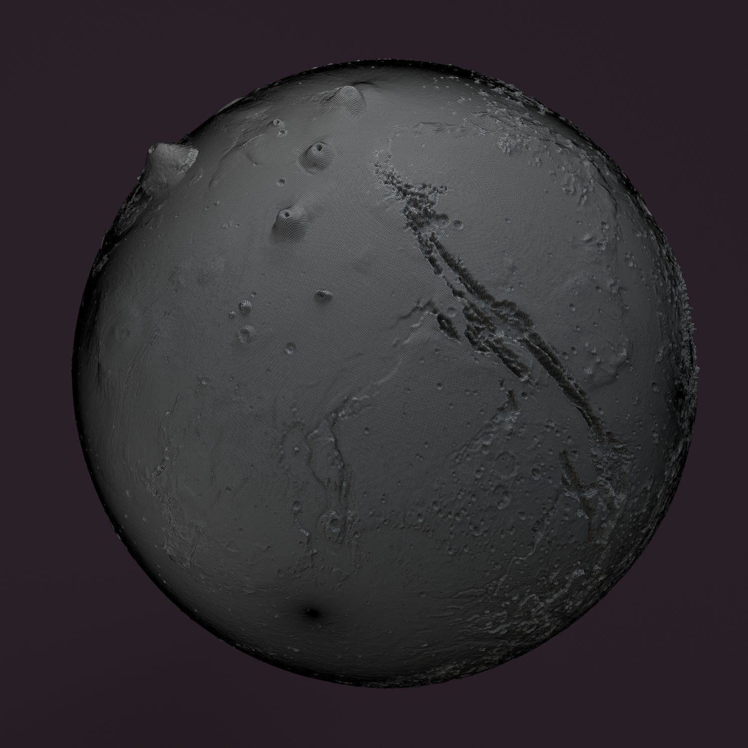 Mars High Poly 3D model_9