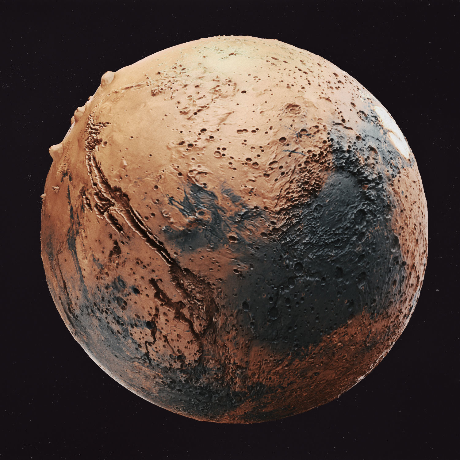 Mars High Poly 3D model_1