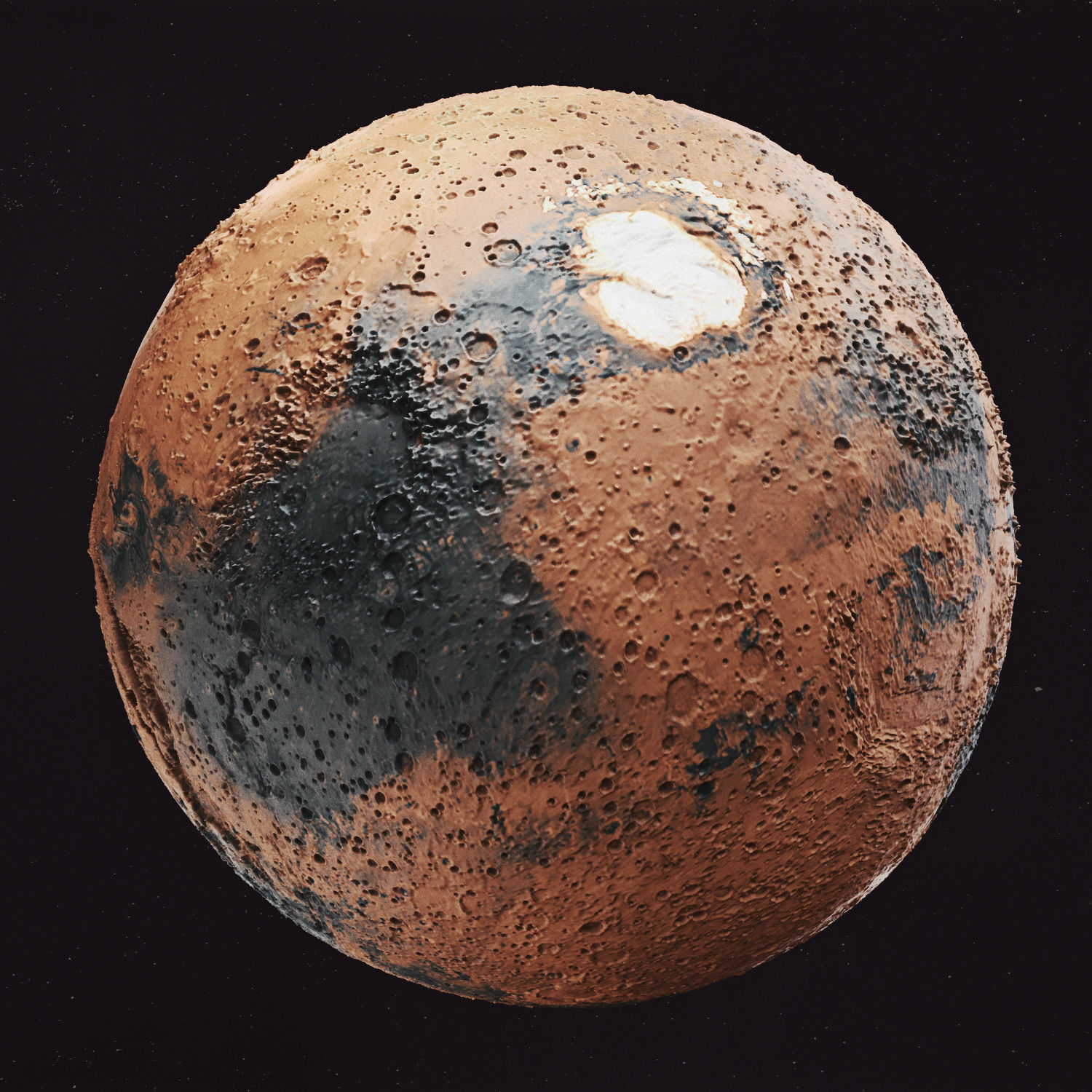 Mars High Poly 3D model_2