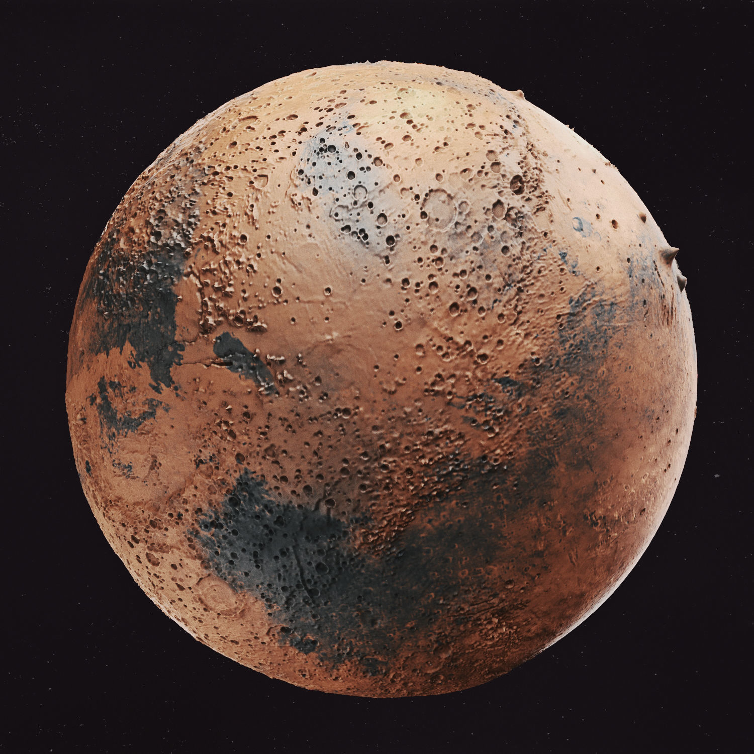 Mars High Poly 3D model_4