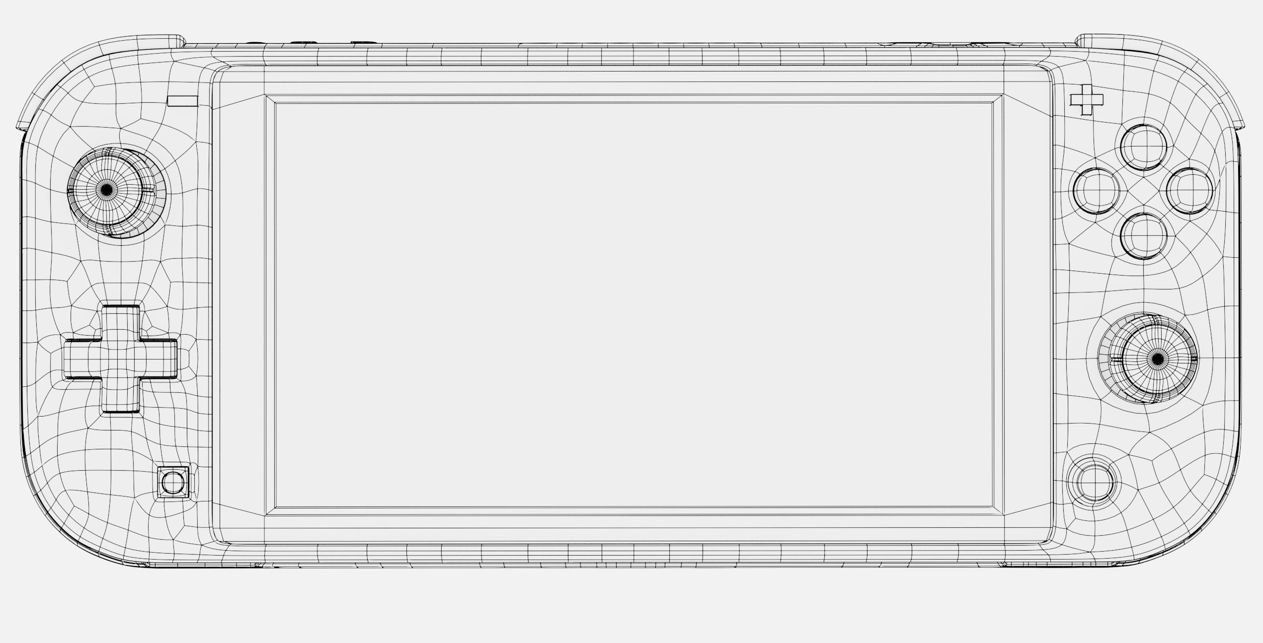 Nintendo switch lite 3D model_11