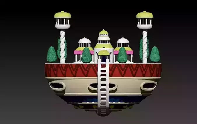 Palacio kamisama 3D print model