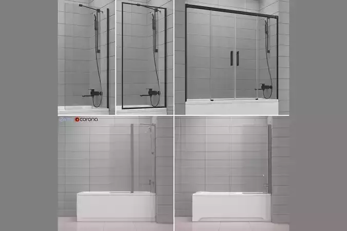 Shutters for baths and baths Radaway and Ravak set 44