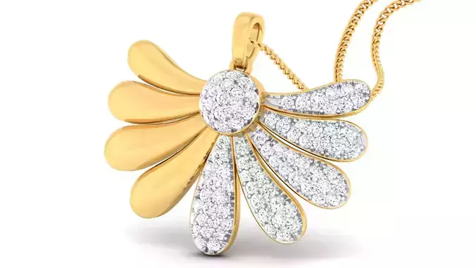 Women pendant-earrings set 3dm mgx render detail 3D print model