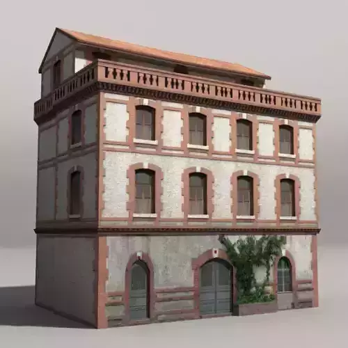 Lowpoly House  01