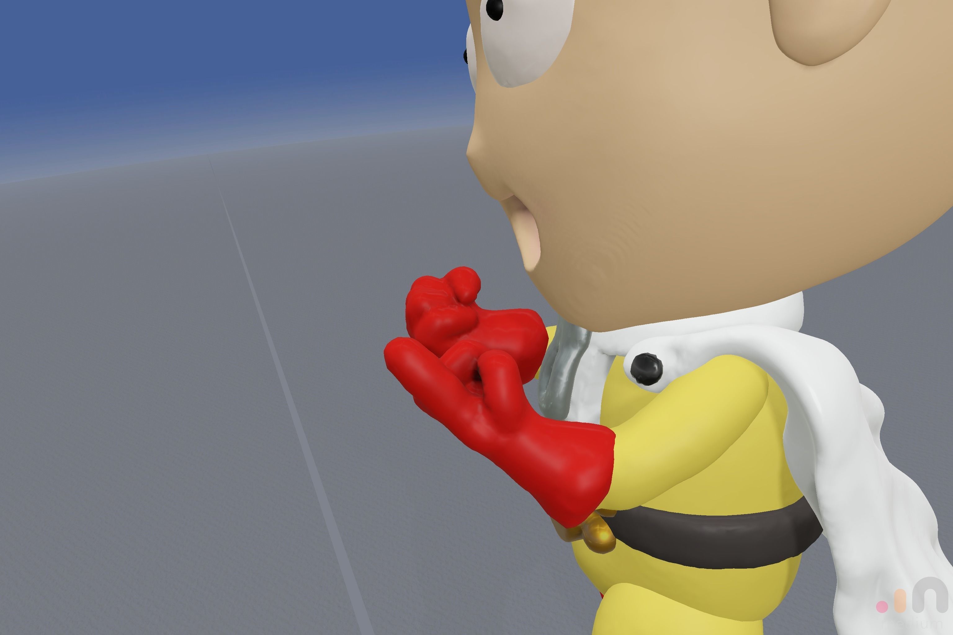3D Model of One Punch Man Anime Character 3D model_10