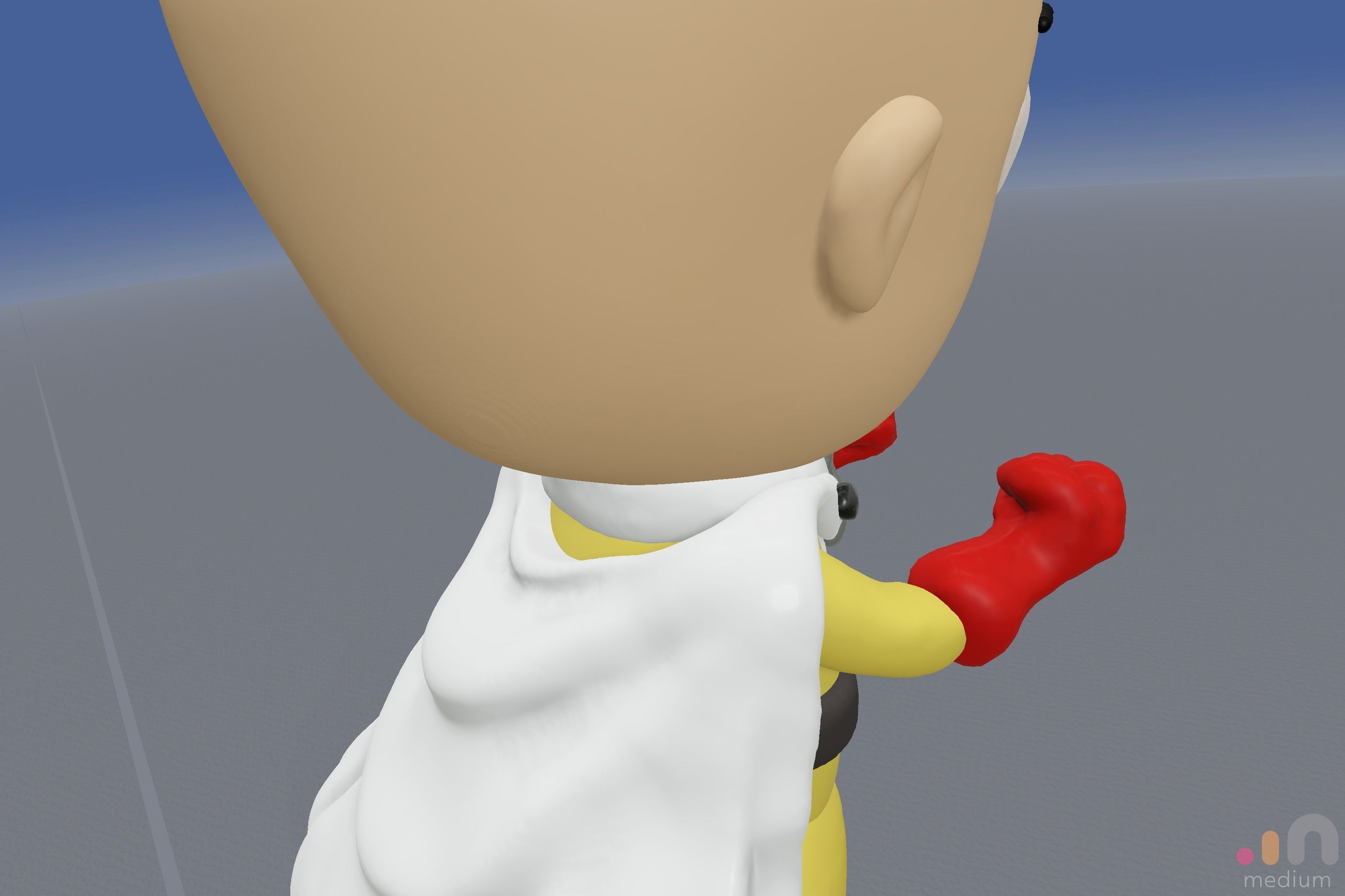3D Model of One Punch Man Anime Character 3D model_11