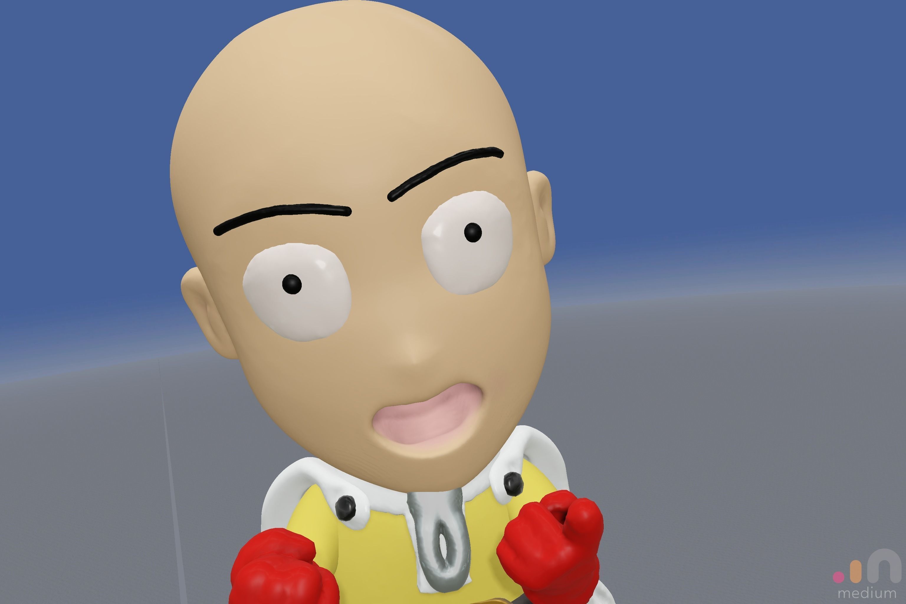 3D Model of One Punch Man Anime Character 3D model_12