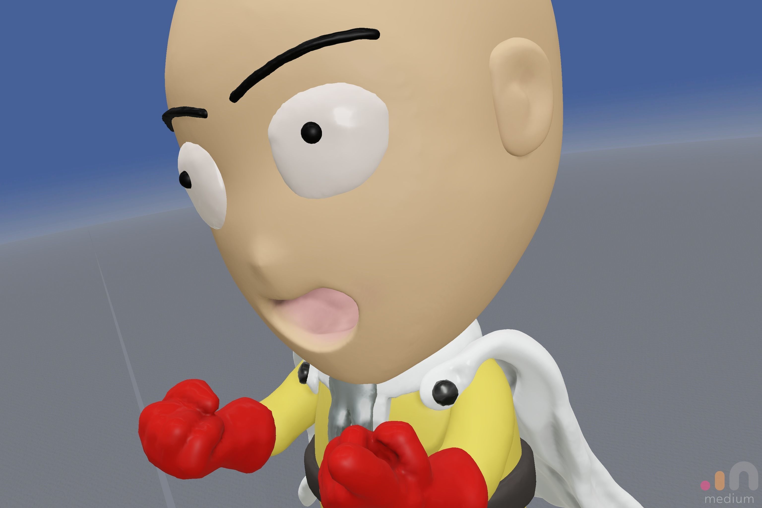 3D Model of One Punch Man Anime Character 3D model_9