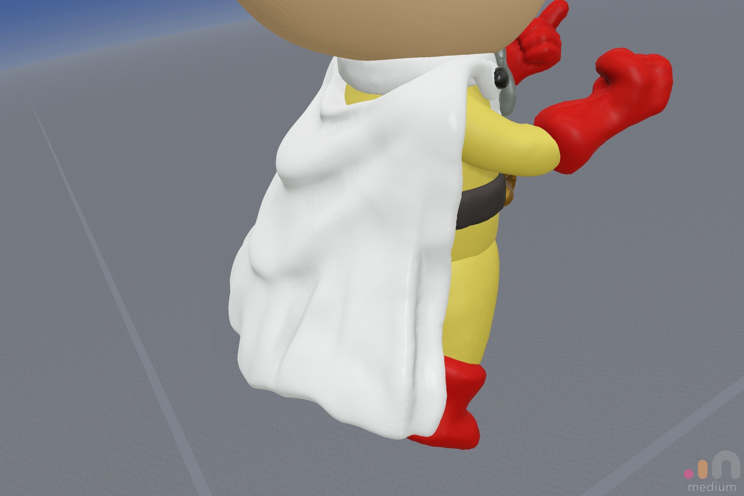 3D Model of One Punch Man Anime Character 3D model_7