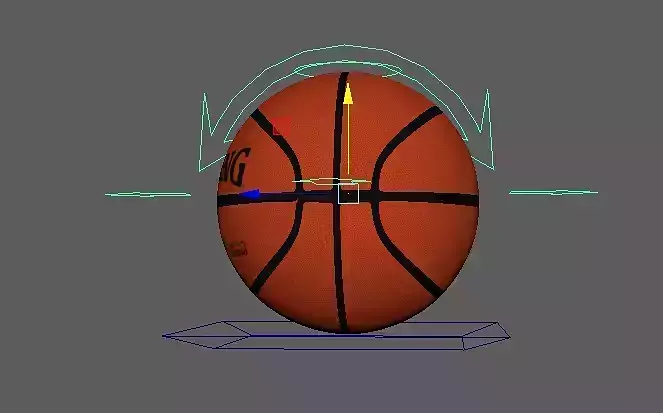 Basketball Free Rig Free 3D model