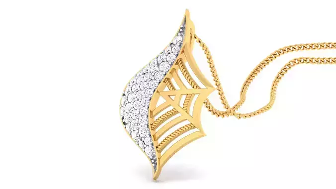 Women pendant-earrings set 3dm mgx render detail 3D print model 3D print model