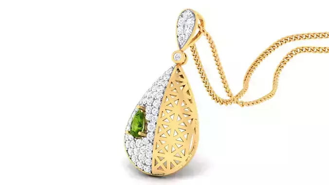 Women pendant-earrings set 3dm mgx render detail 3D print model