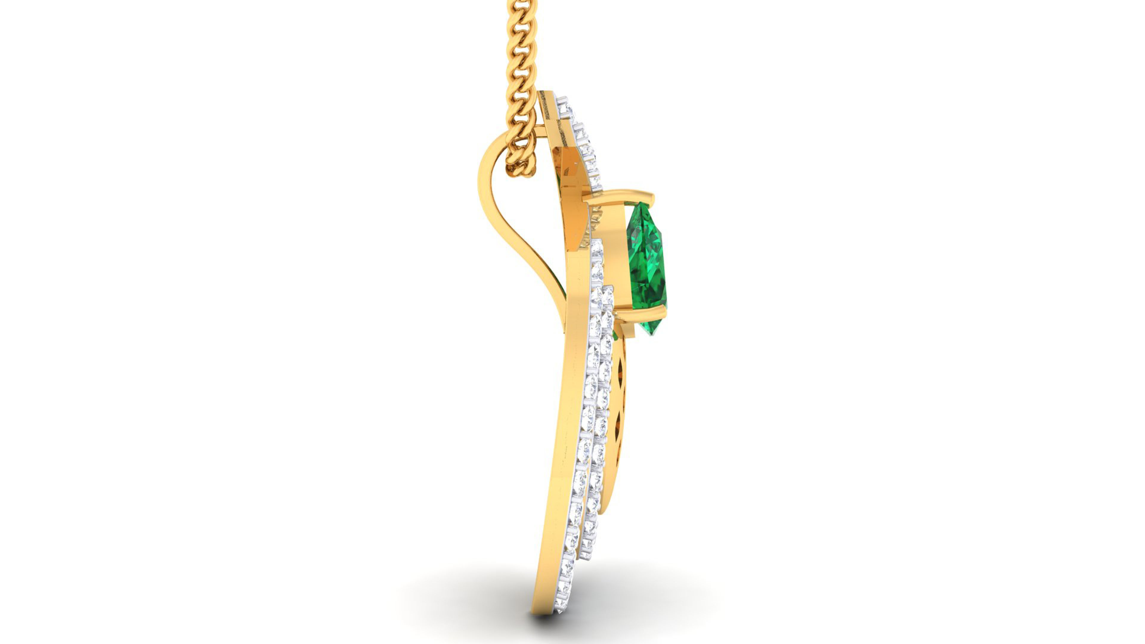 Women pendant-earrings set 3dm mgx render detail 3D print model 3D print model_6