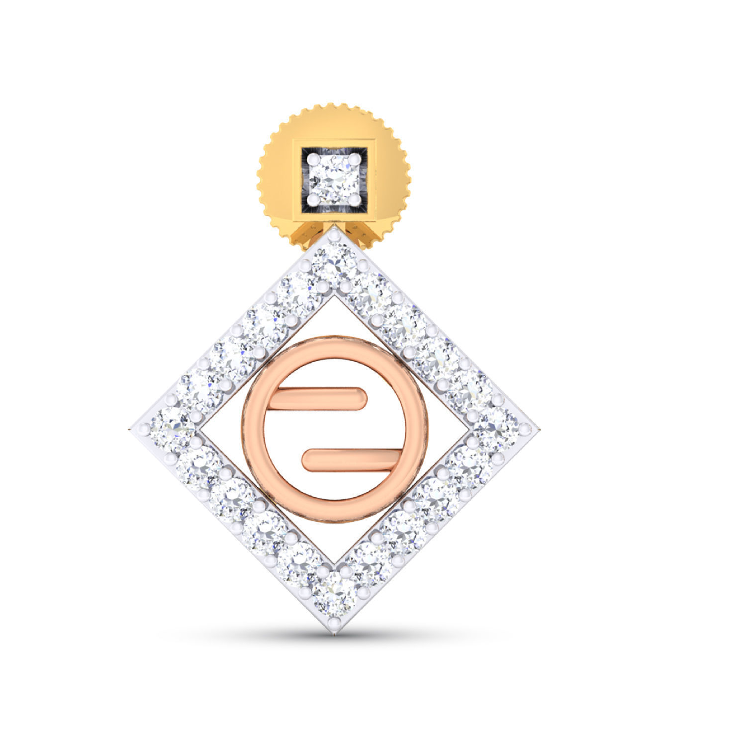 Women pendant-earrings set 3dm mgx render detail 3D print model 3D print model_3