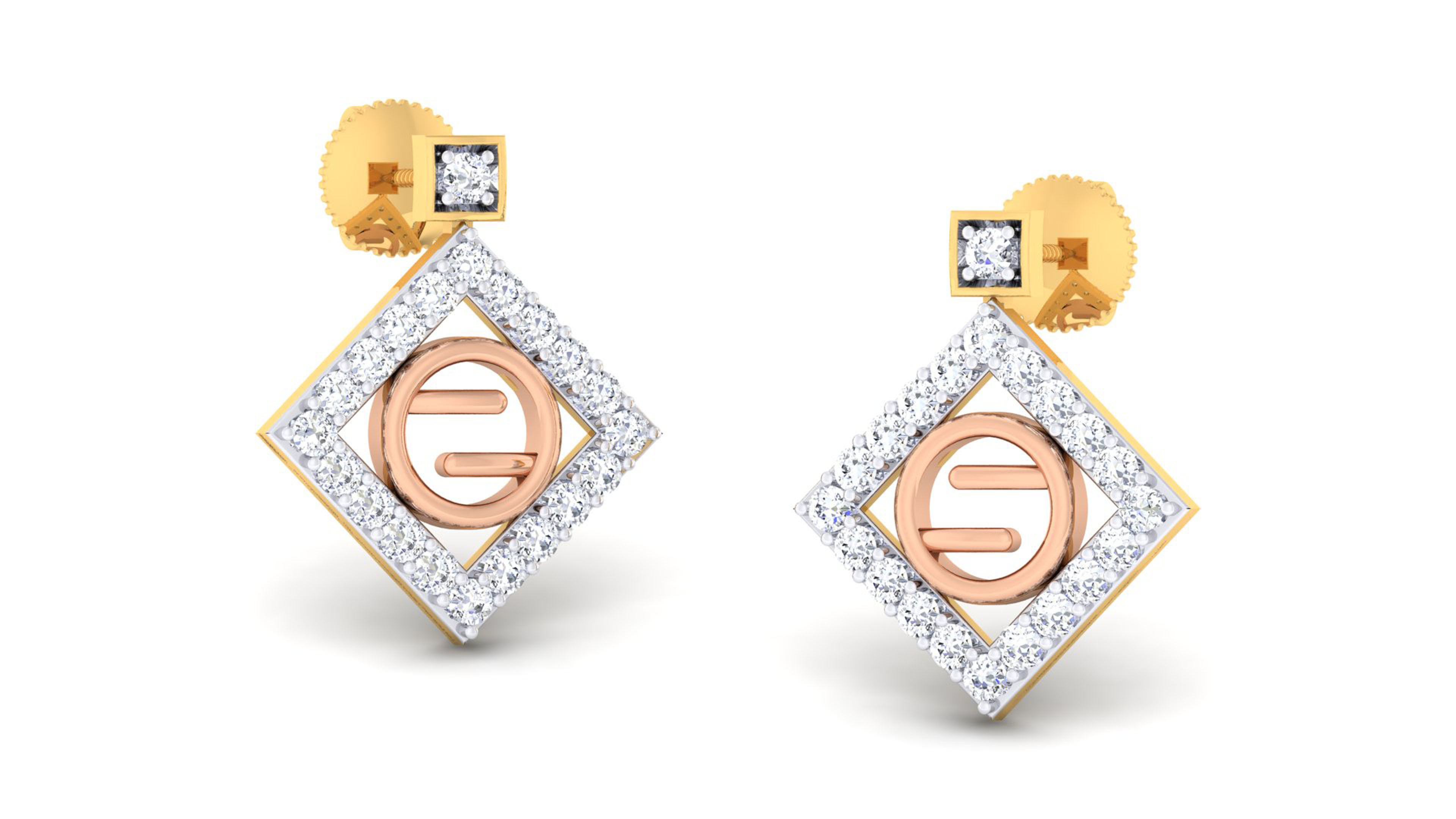 Women pendant-earrings set 3dm mgx render detail 3D print model 3D print model_6