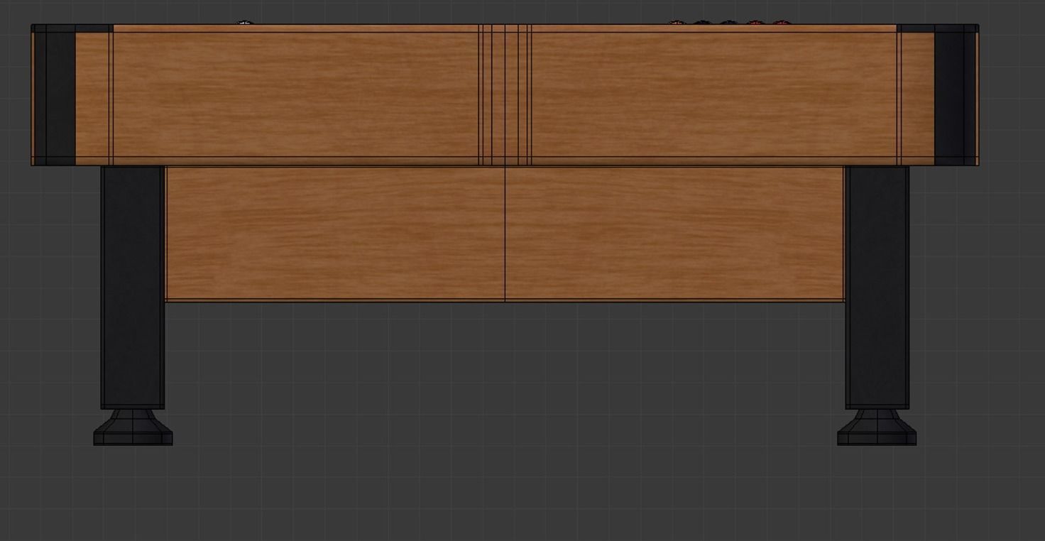 Billiard table 3D model_1