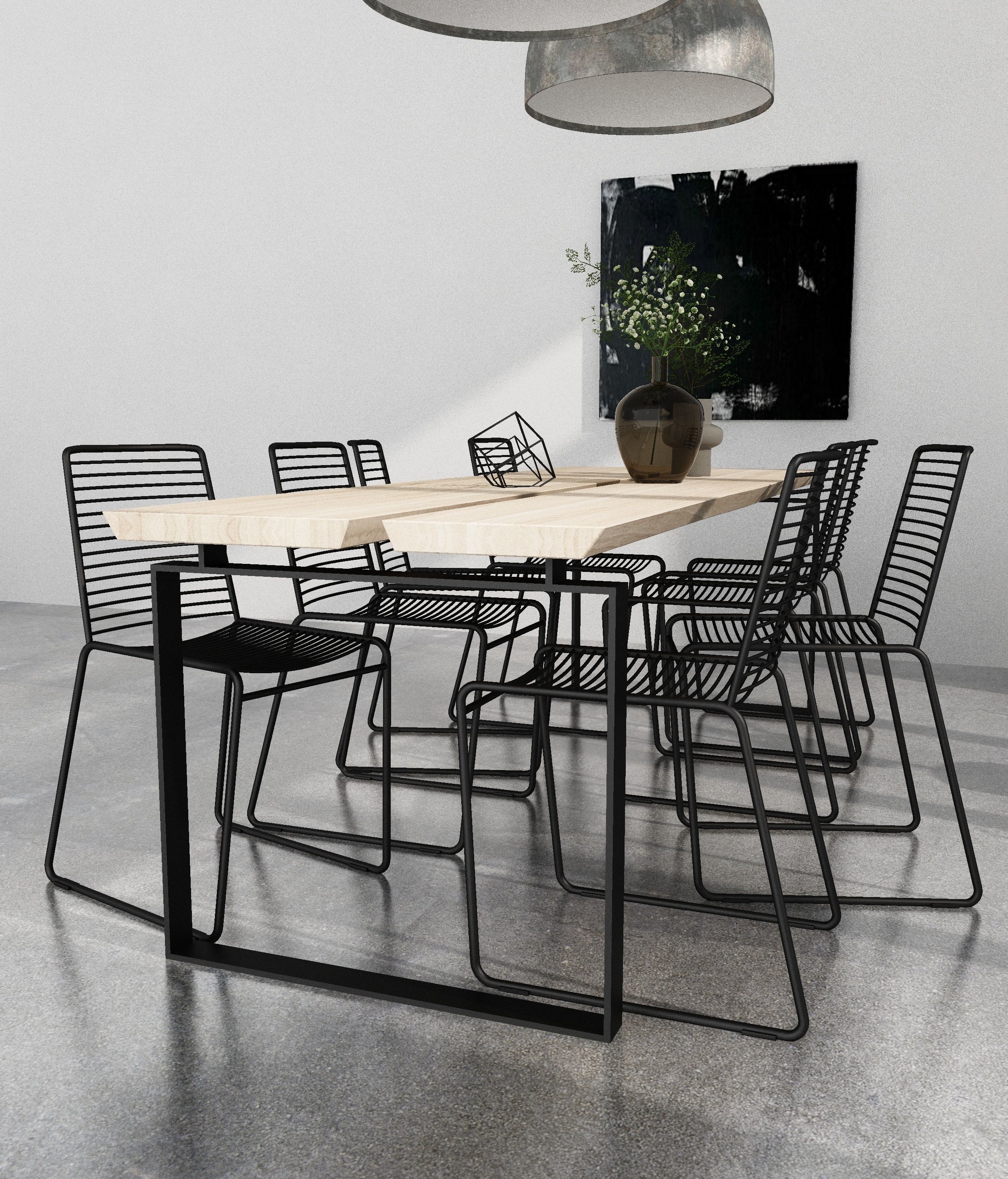 Dining Table 3D model_3