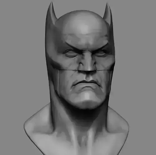 Batman Head Printable v2 3D print model
