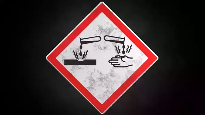 Corrosive sign