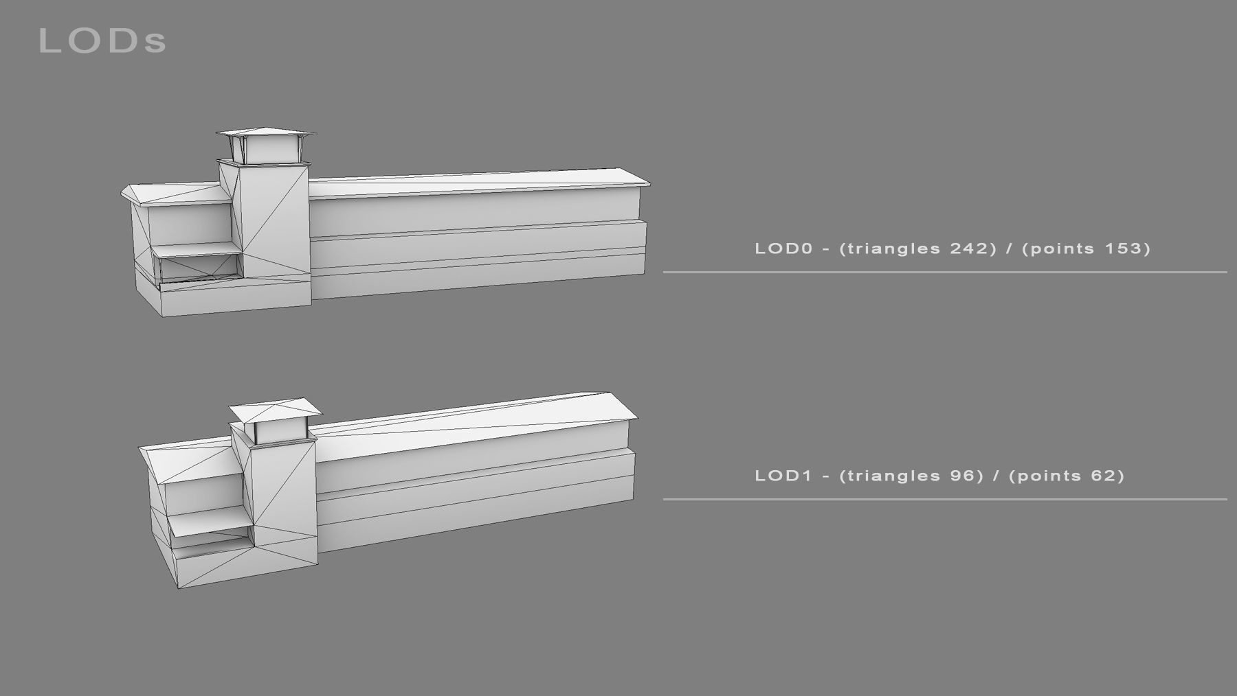 Airport Control Tower UDYZ KDP Low-poly 3D model_16