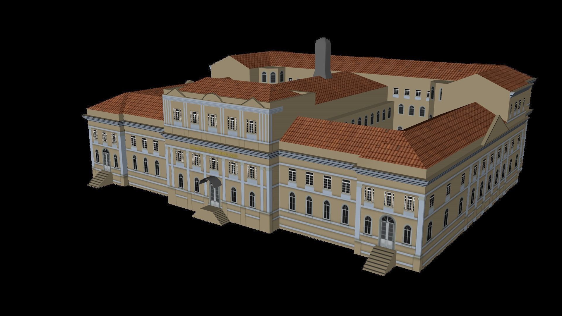 Low Poly Buildings PACK Low-poly 3D model_19