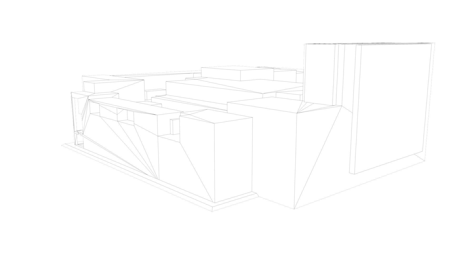 Low Poly Buildings PACK Low-poly 3D model_30