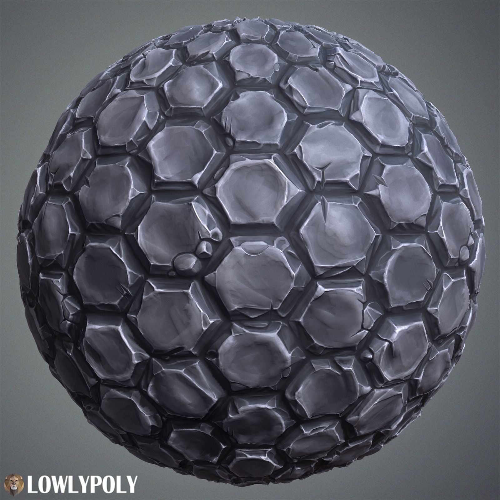 Stylized Stone Tile Texture free  Texture_1