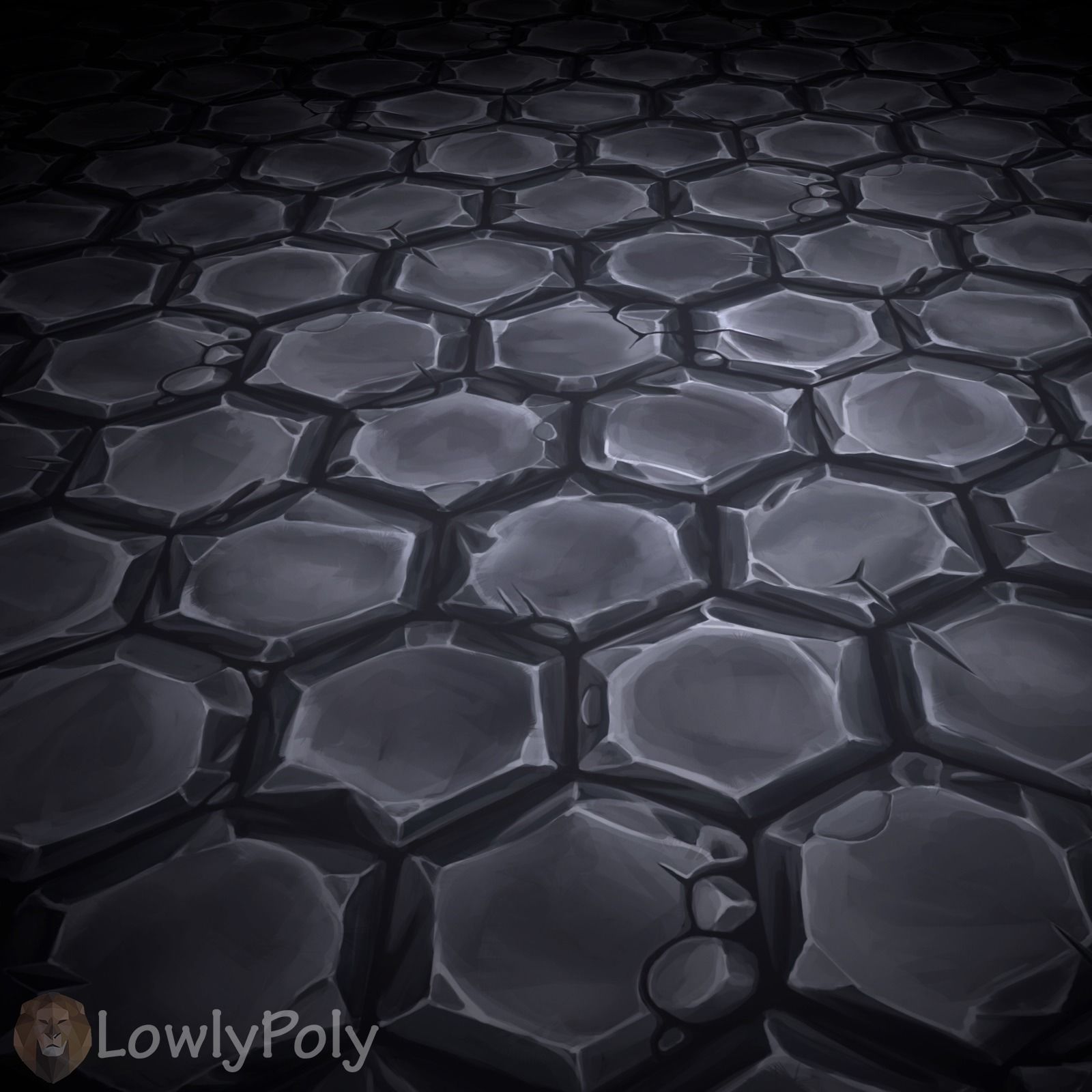 Stylized Stone Tile Texture free  Texture_2