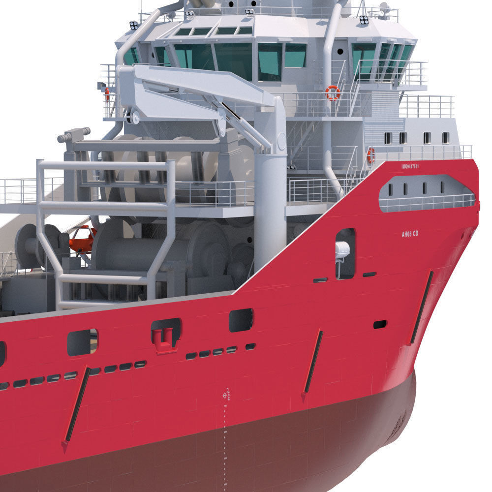 75 m AHTS Supply Vessel Skandi Saigon 3D model_11