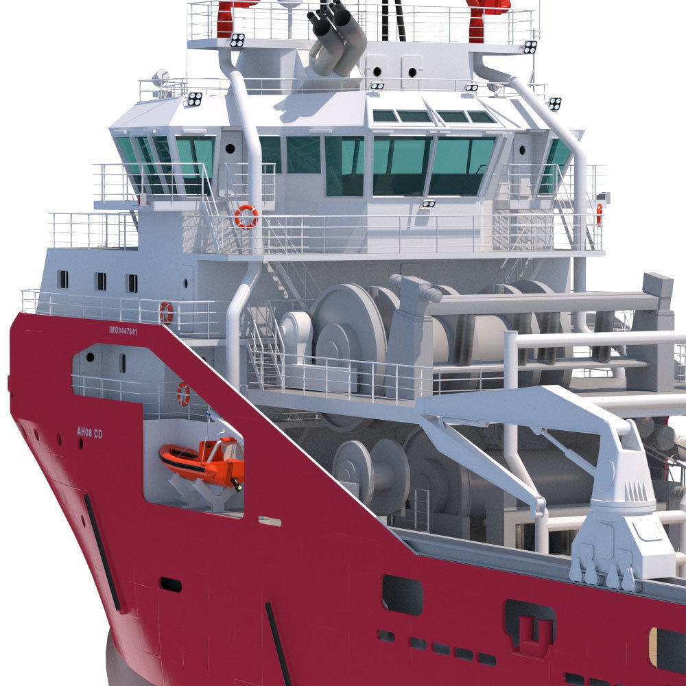 75 m AHTS Supply Vessel Skandi Saigon 3D model_12