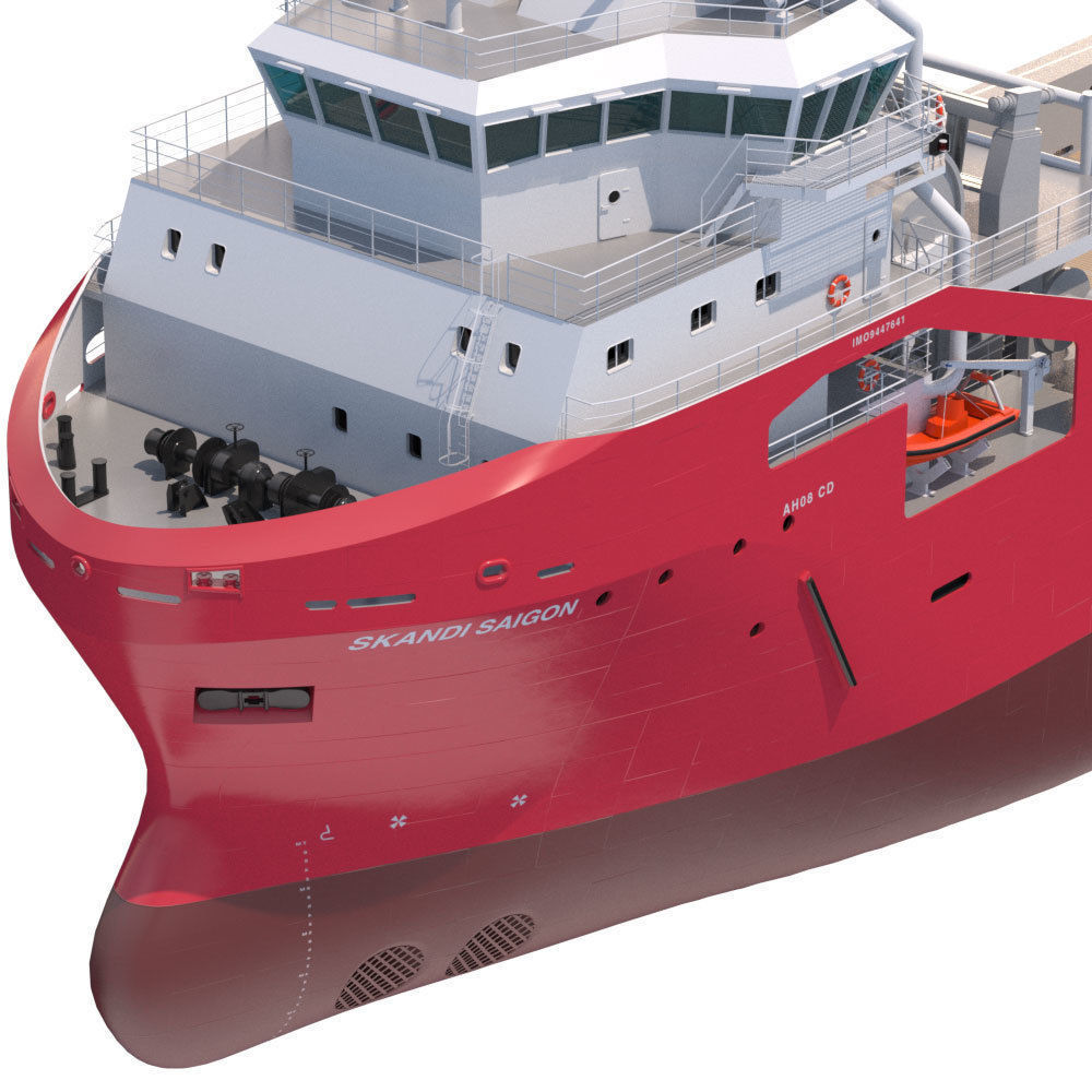 75 m AHTS Supply Vessel Skandi Saigon 3D model_9