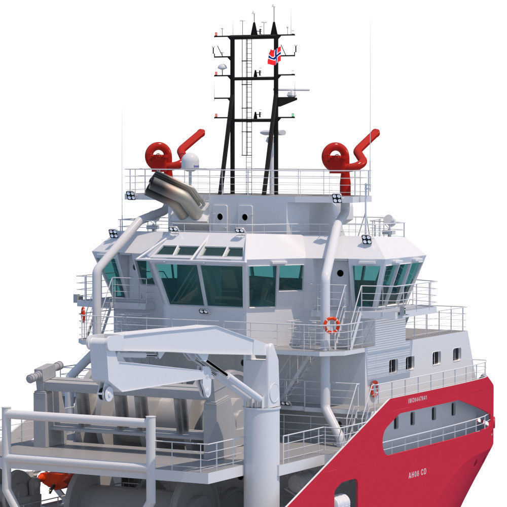 75 m AHTS Supply Vessel Skandi Saigon 3D model_10