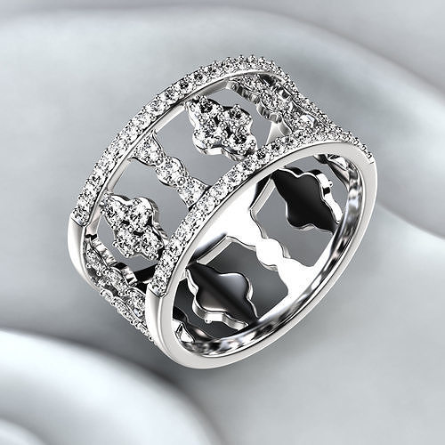 Wedding Gold Ring 3D print model