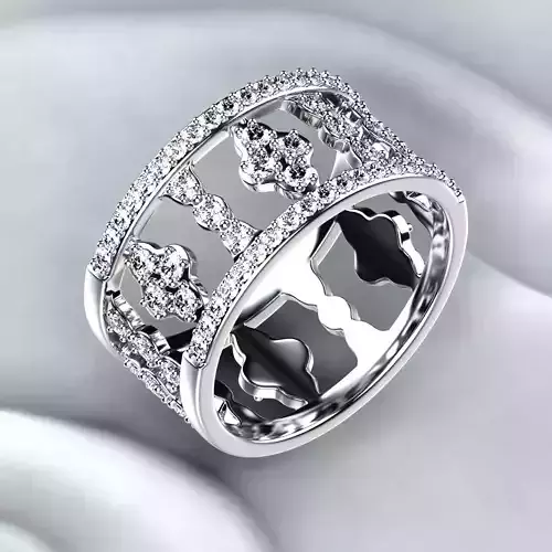Wedding Gold Ring 3D print model