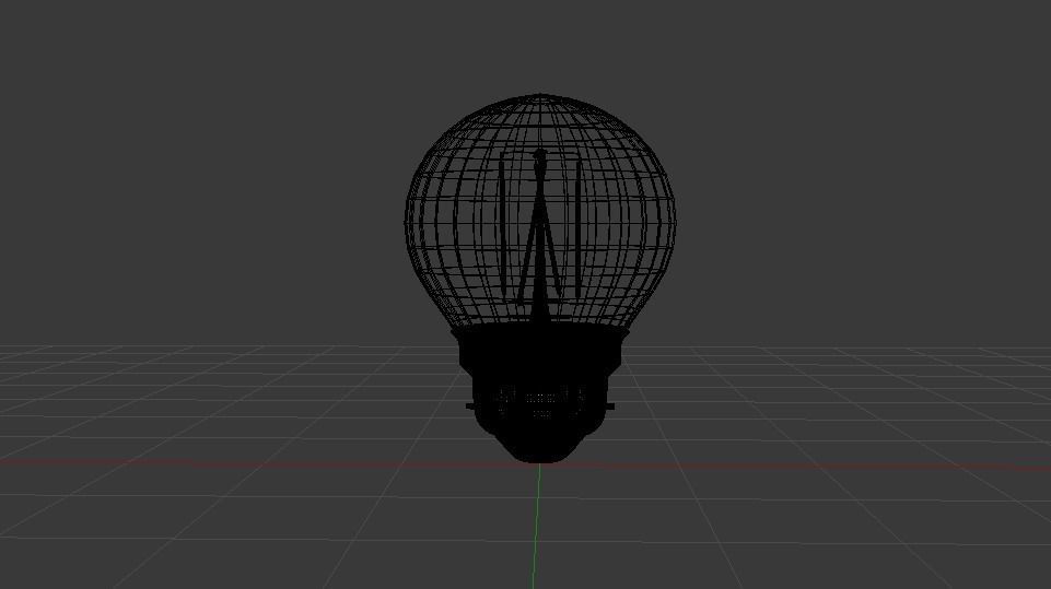 Light bulb - LED Filament 3D model_17