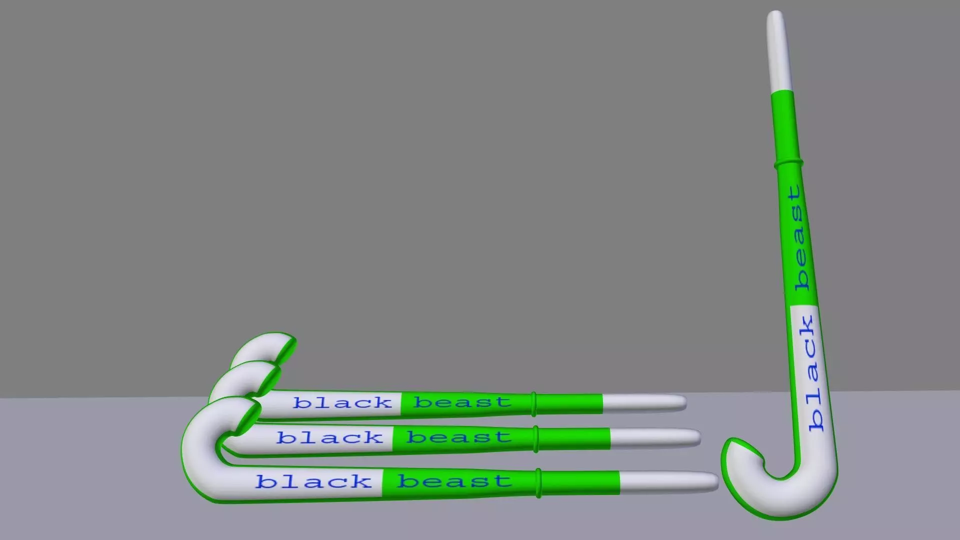 Hockey stick 3D model