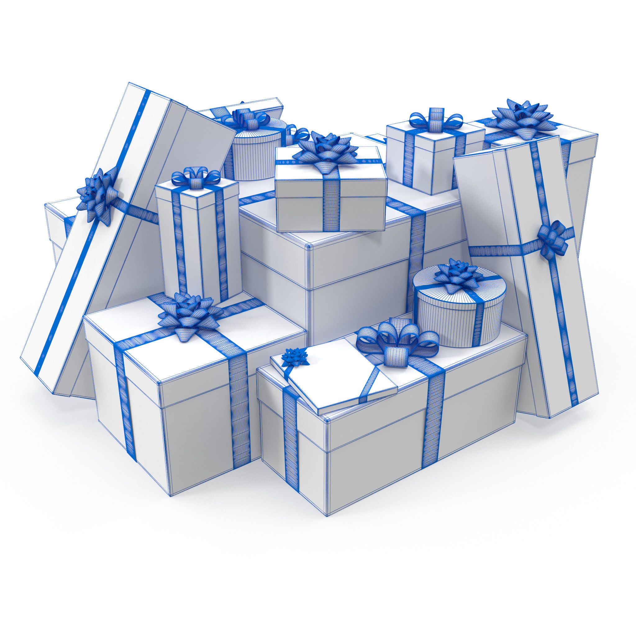 Christmas Gifts 1 3D model_14