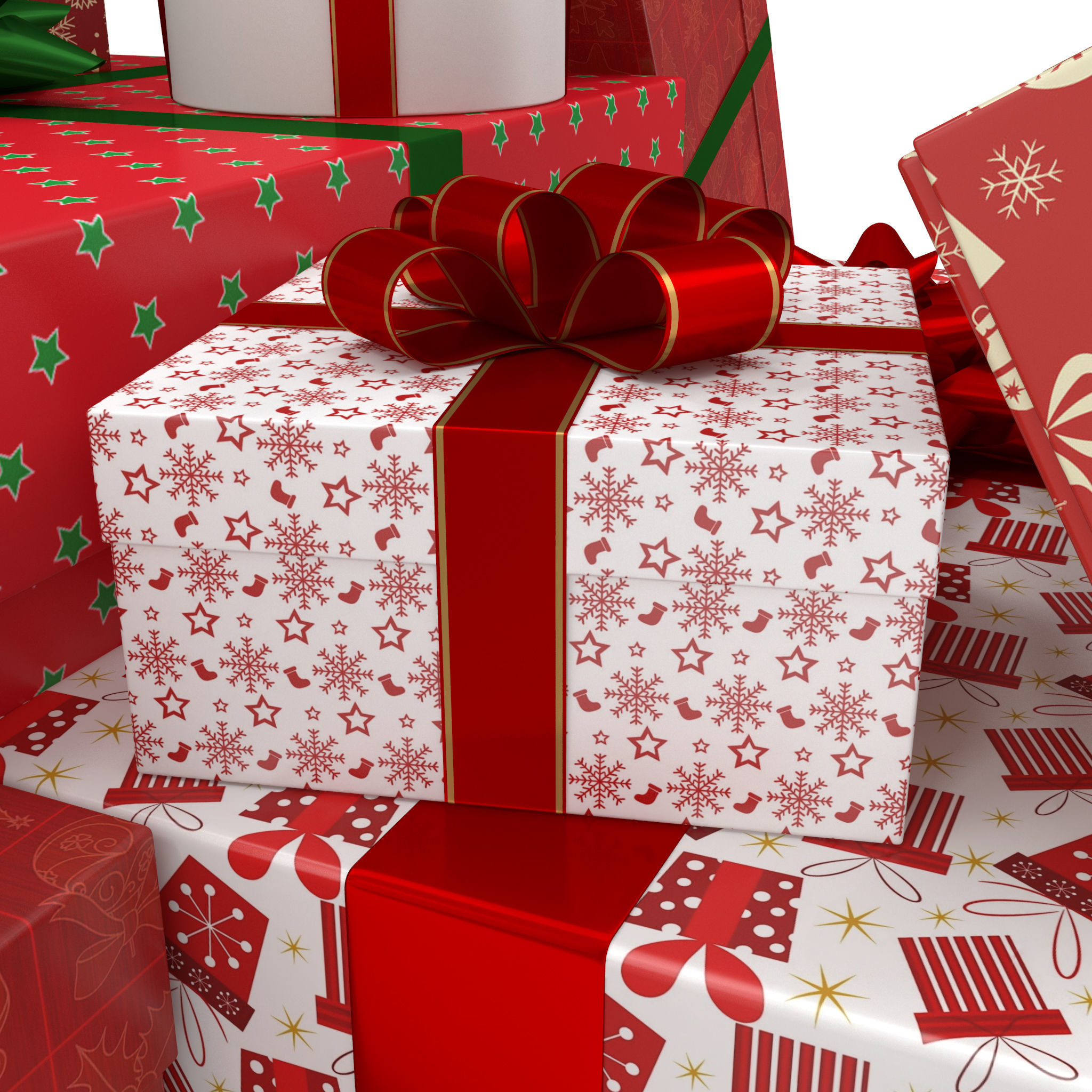 Christmas Gifts 1 3D model_10