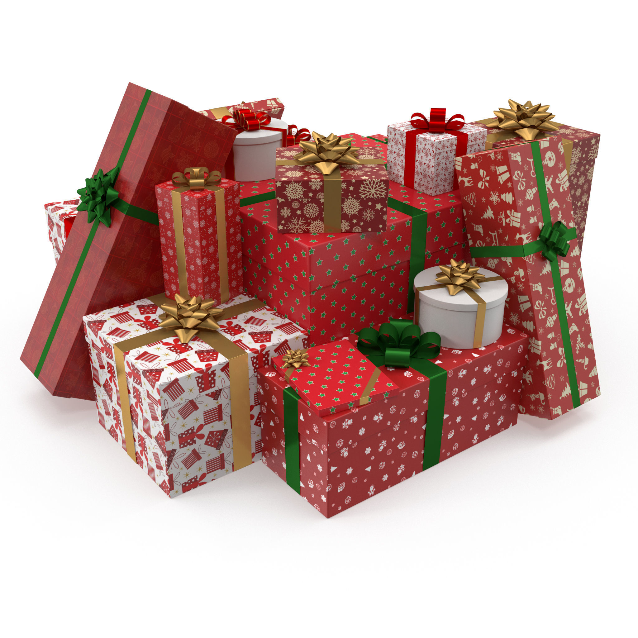 Christmas Gifts 1 3D model_1