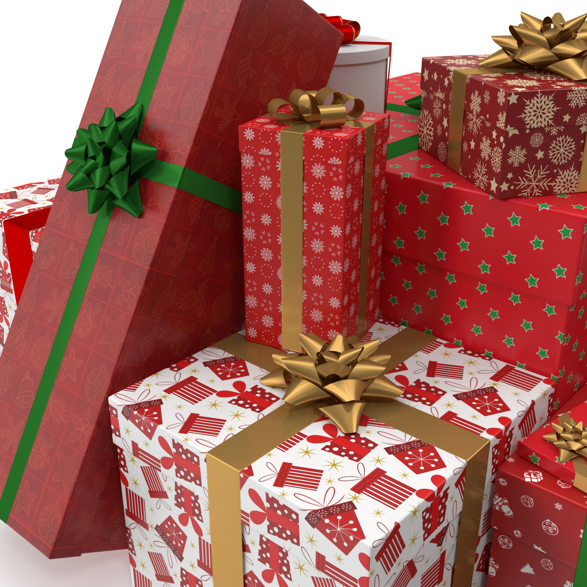 Christmas Gifts 1 3D model_7