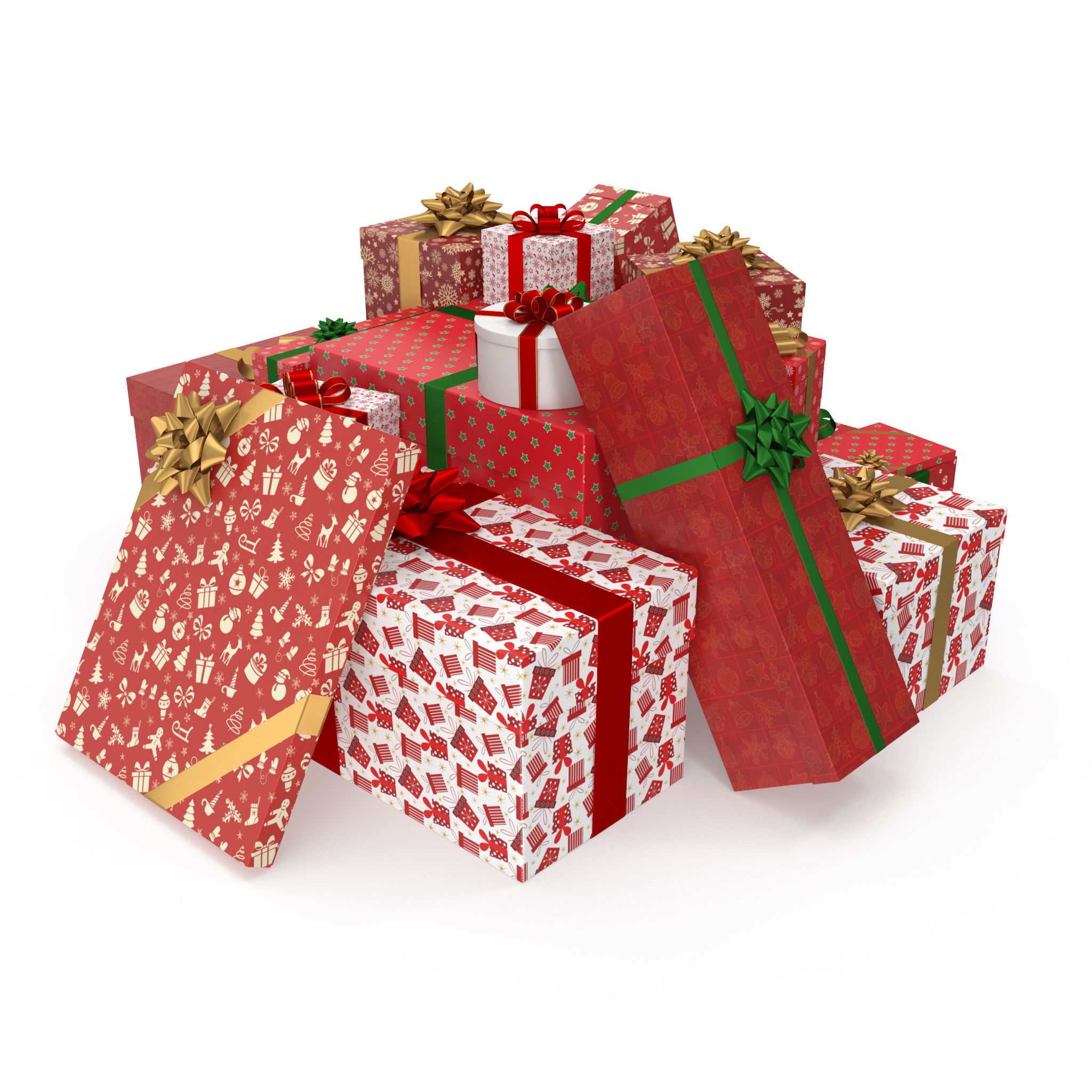 Christmas Gifts 1 3D model_0