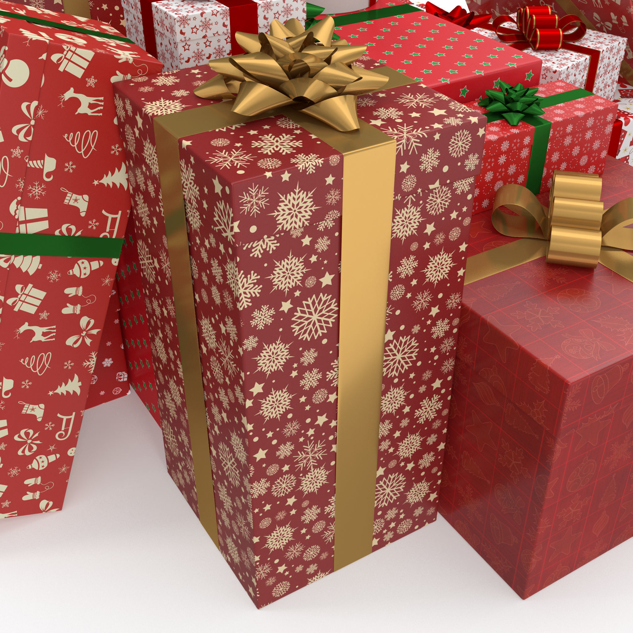 Christmas Gifts 1 3D model_9