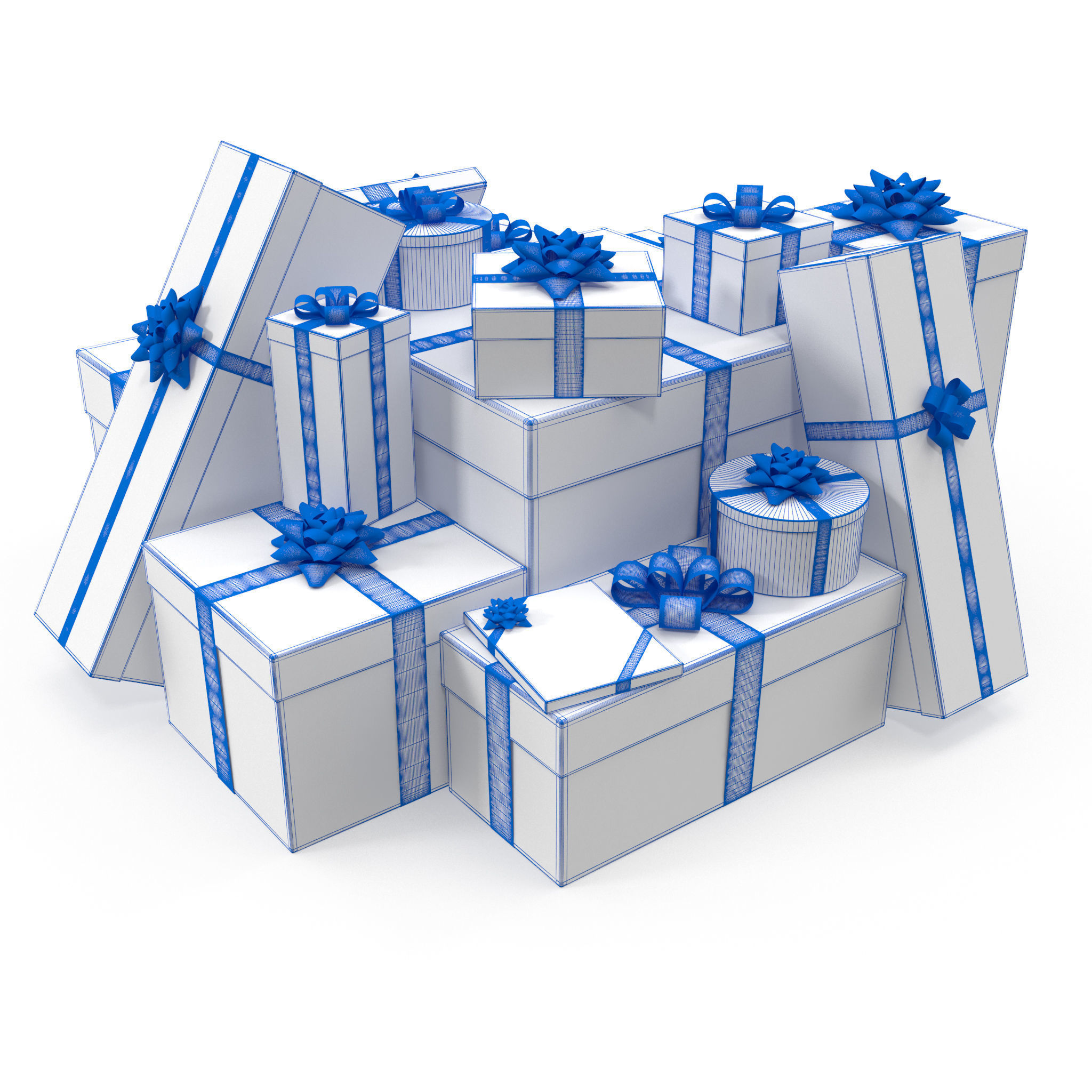 Christmas Gifts 1 3D model_15