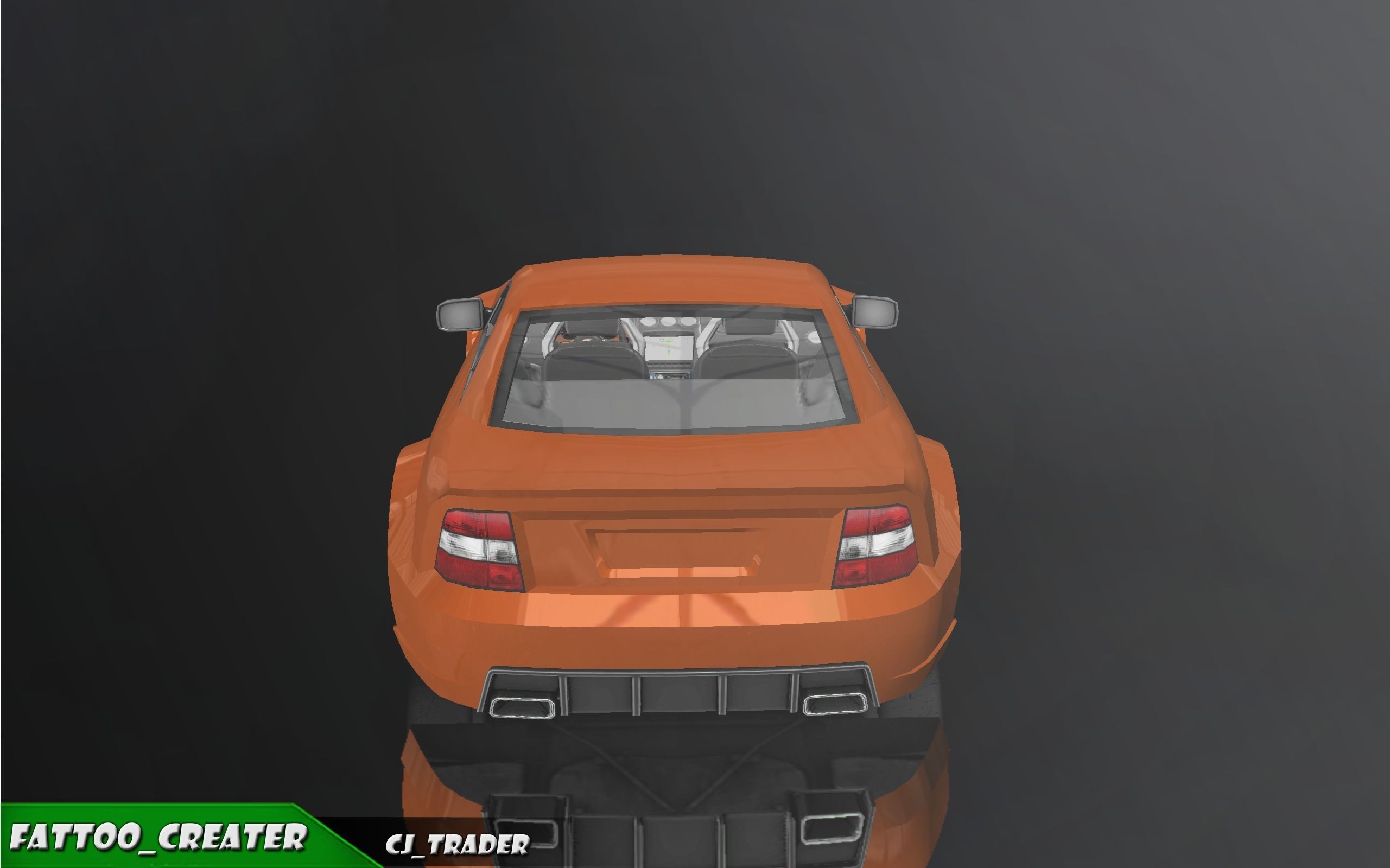 Low-Poly Racing Car Mercedes-Benz SL-Class 3D Model Low-poly 3D model_6