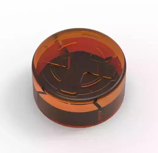 Footswitch cap for true bypass guitar pedal effect 3D print model