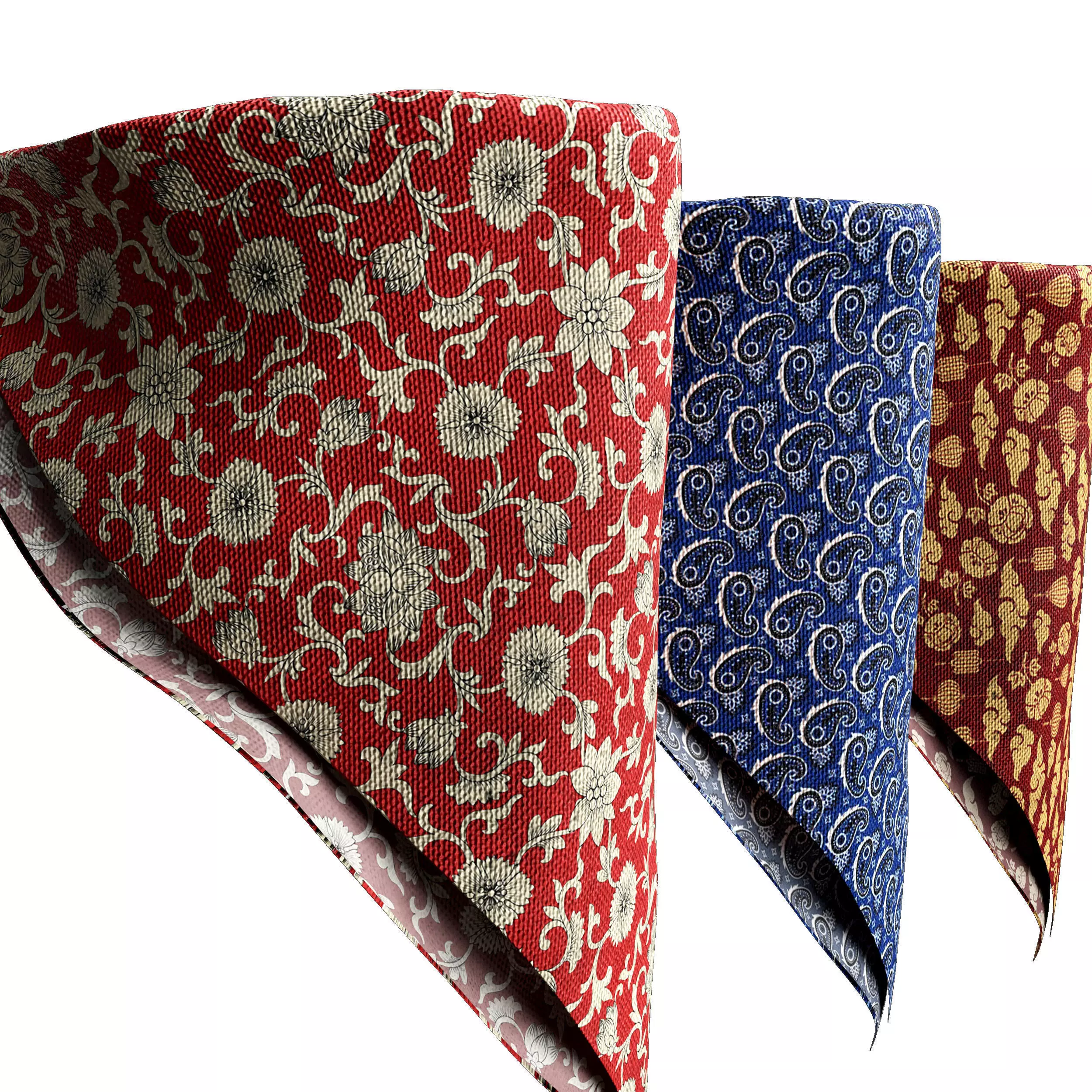 bandanas patterns 3D model